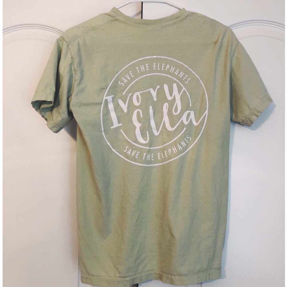 Ivory Ella Light Green T shirt